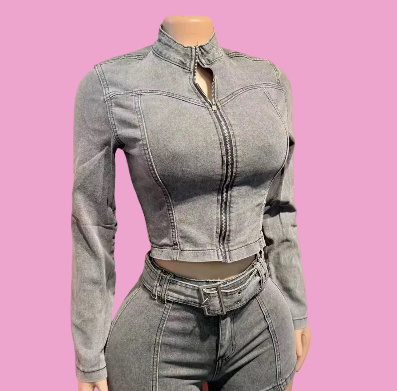 Stepping Out Denim Set